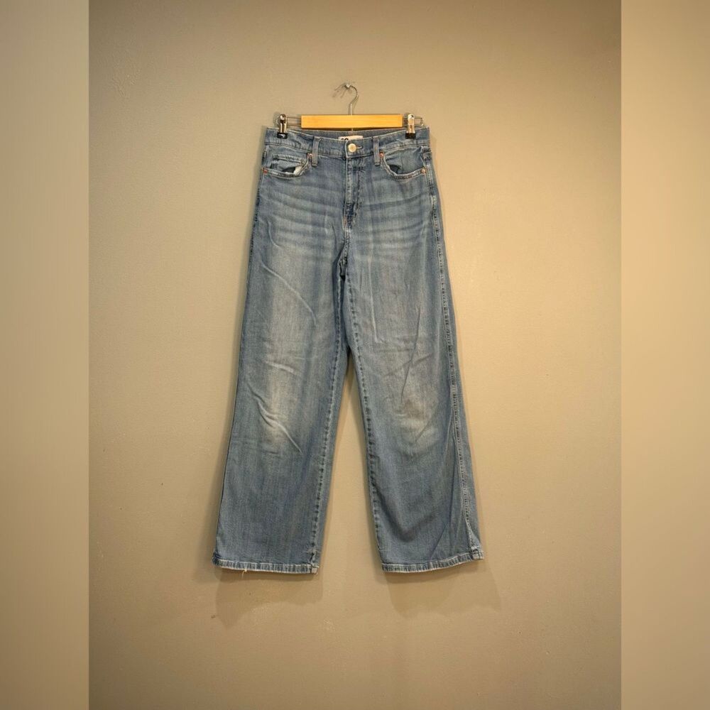 SO Brand High Rise Baggy Wide Leg Jeans Size 7/28 EUC